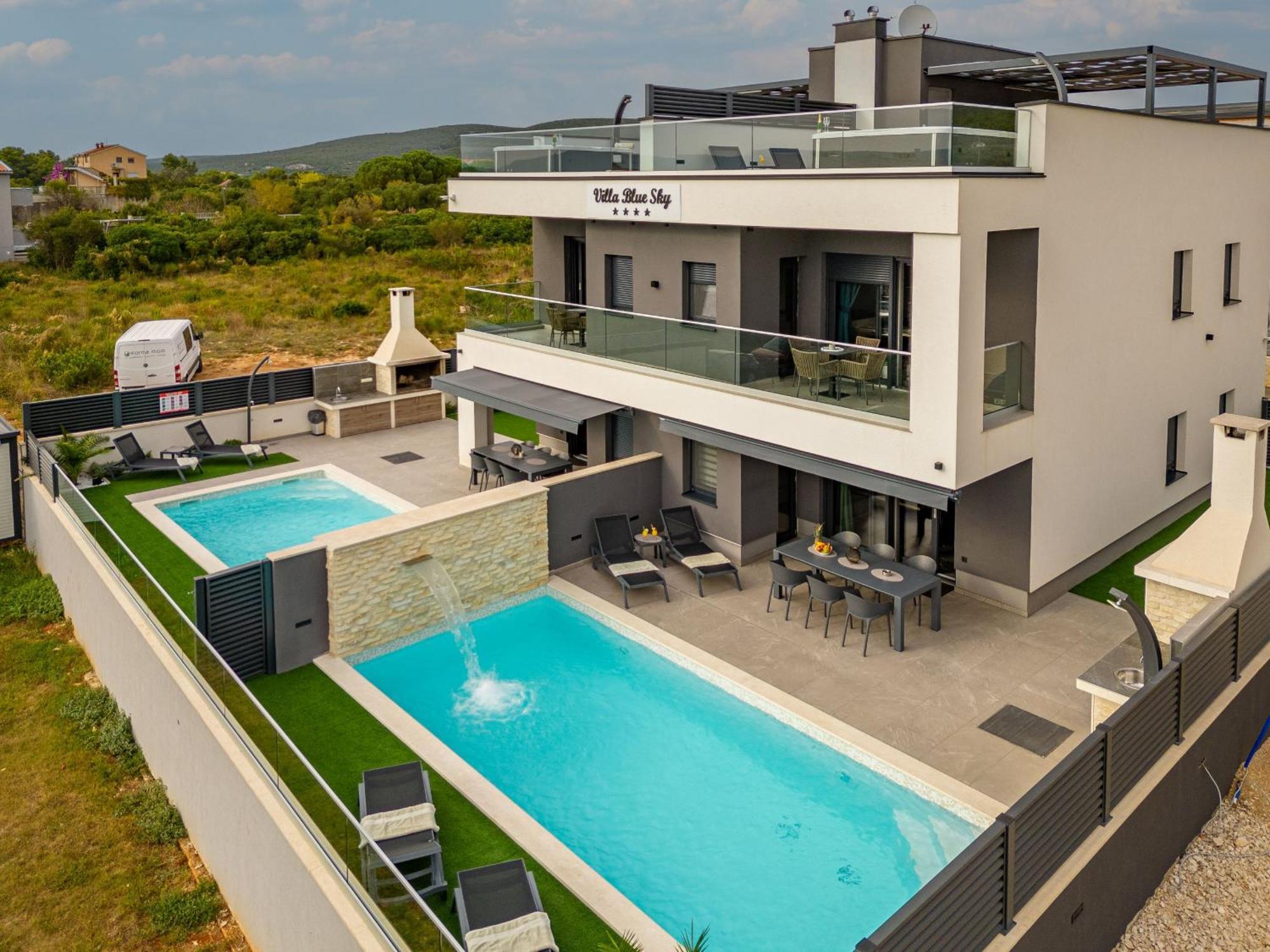 Villa Blue Sky 2 Zadarvillas トゥラニ エクステリア 写真