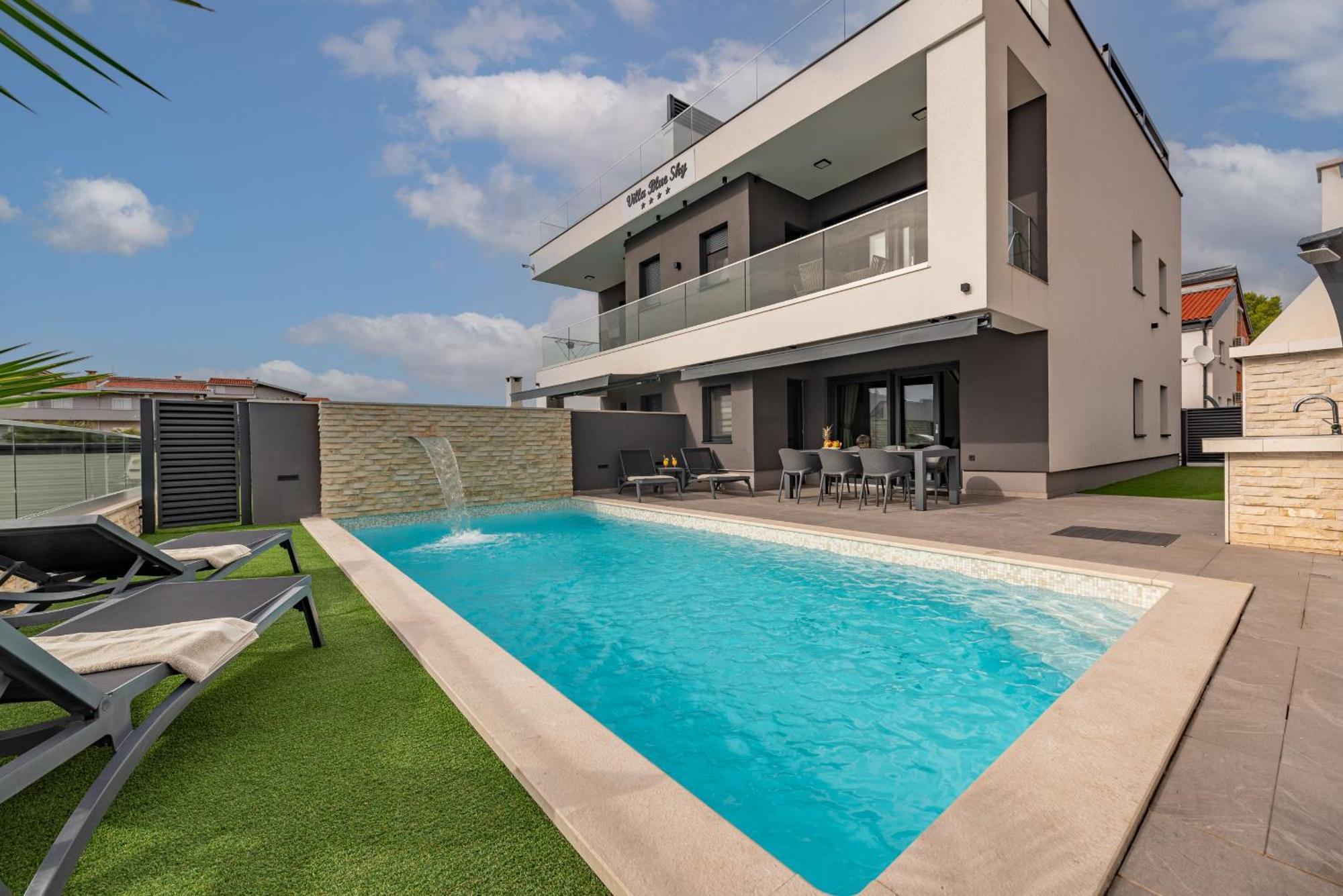 Villa Blue Sky 2 Zadarvillas トゥラニ エクステリア 写真
