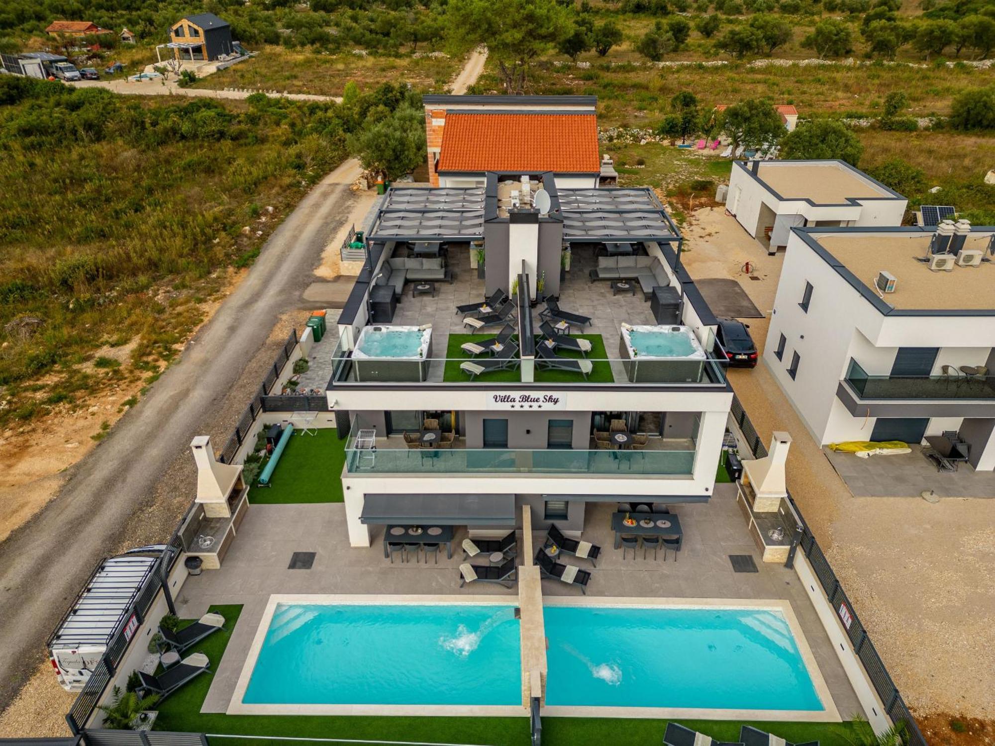 Villa Blue Sky 2 Zadarvillas トゥラニ エクステリア 写真